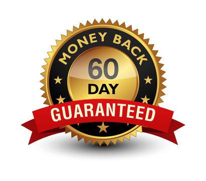 MemoHoney 60-day money-back guarantee seal