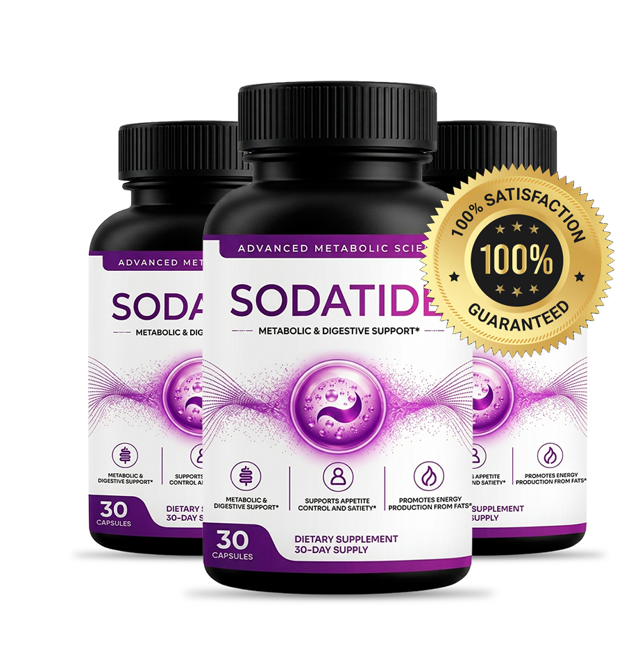 SodaTide 3 bottles